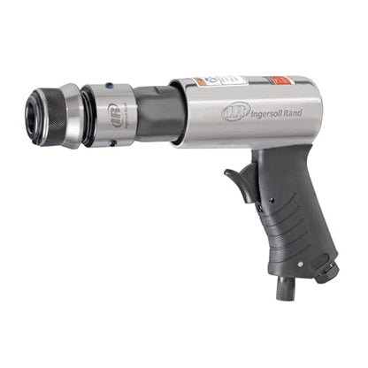 PowerMate Vx 024-0299CT Air Needle Scaler & Ingersoll Rand 114GQC Air Hammer - 3 PC Chisel Set with Tapered Punch, Panel Cutter, Flat Chisel, 2-5/8 Inch stroke, 3500 BPM, Lightweight, Compact, Gray