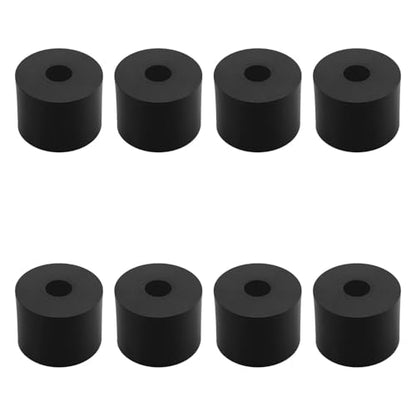 8 PCS Multi Purpose Rubber Spacer, 1-9/16" OD x 1/2" ID x 1-1/5" Thickness - size: 1-9/16" OD x 1/2" ID x 1-1/5" Thickness