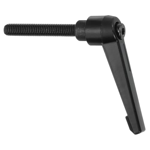 uxcell 1Pcs M8 x 50mm Adjustable Knobs Handle Male Thread Push Button Ratchet Quick Release Locking Rotating Bolt for Lathe Machinery, Black - size: M8 x 50mm