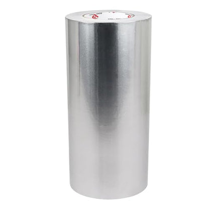 BOMEI PACK Aluminum Foil Tape,Heavy Duty Metal Duct Tape,High Temperature Silver Tape,Perfect for Sealing & Patching,HVAC,Air Ducts,Insulation and Metal Repair (12 Inch x 55 Yards) - size: 12 Inch x 55 Yards