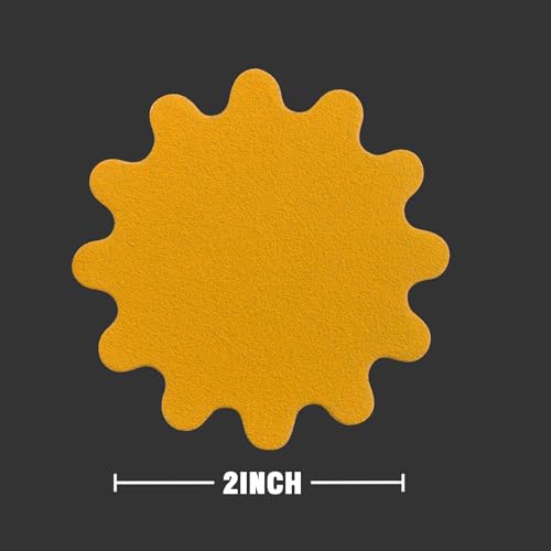 MAXMAN 2" Sanding Discs,60 Grit Alumina Orbital Sandpaper, Hook &Loop Pads - style: 60 Grit