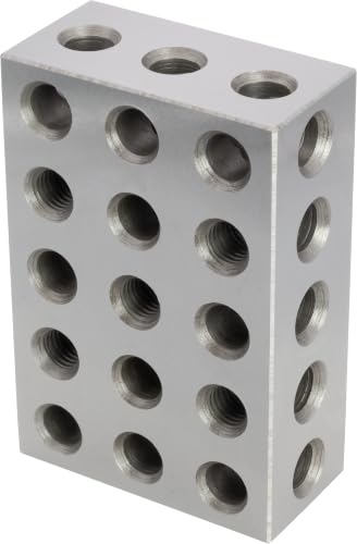 CME Setup Blocks, 23 Holes, 2" × 6" × 4", 2 Pieces - size: 2" x 6" x 4"