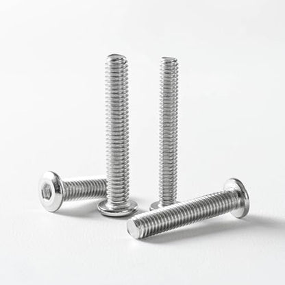 1/4-20 x 5/16" (50 Pack) Flat Head Hex Socket Cap Screws Bolts, 304 Stainless Steel 18-8, Hex Drive, Bright Finish, Fully Machine Thread - size: 1/4-20 x 5/16"