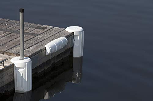Attwood 93534-1 Softside UV-Resistant Marine 15-Inch Round Corner Dock Fender, White