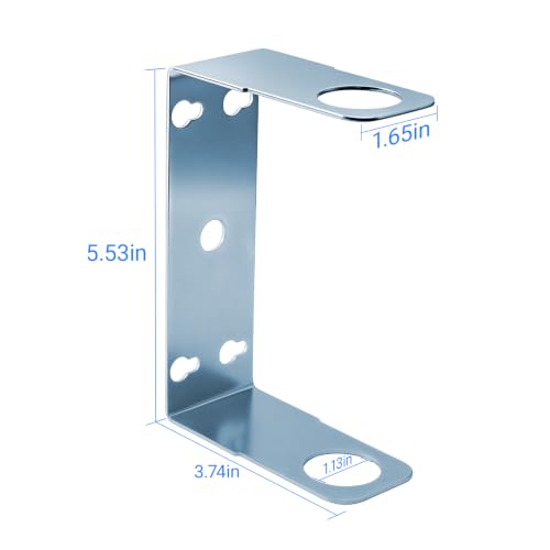 Water Filter Wall Mount Bracket for Standard 3/4" Filter Housings (2 Pack