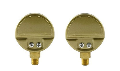 SÜA - Low and High Pressure Gauges for Oxygen Regulator 0-100 psi & 0-4000 psi - 2 inches - 1/8'' Thread - LDB - size: LDB - Low and High