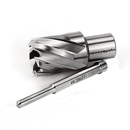 OSCARBIDE 1-1/8" x 1" HSS Annular Cutter 3/4" Weldon Shank Mag Drill Bit