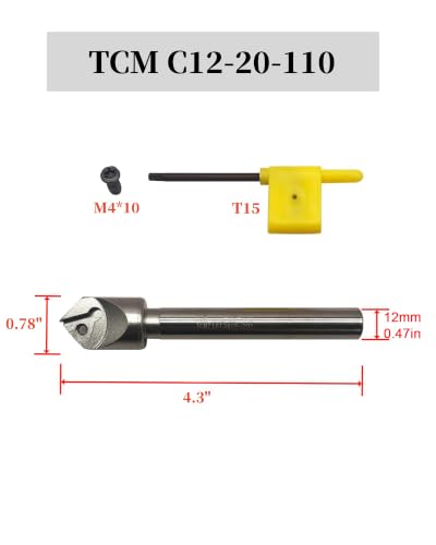 TCMC Boring Bar Holder with TCMT32.51 Carbide Inserts for Steel Machining