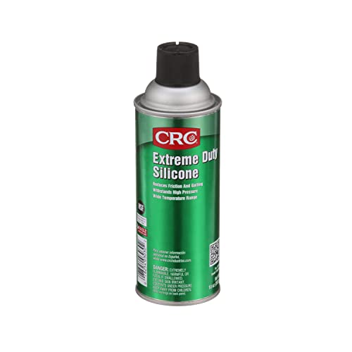 CRC Extreme Duty Silicone Lubricant 03030 – 10 Wt Oz., Premium Grade Silicone Aerosol for High Temperature Applications - style: 1 Pack