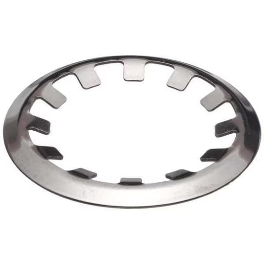 External Self-Locking Push-On Retaining Ring, Steel Plain Finish, 1/8 in Shaft Dia, 50 PK, Mfr: U36230.012.0001-A