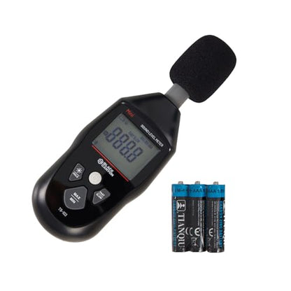 BLACK CANYON Sound Level Meter – Digital DB Meter, Sound Decibel Meter, Decibel Reader, Noise Decibel Reader, 30–130dB, 30Hz–8kHz, A-Weighting,Auto Power-Off, LCD Display (Classic Black)