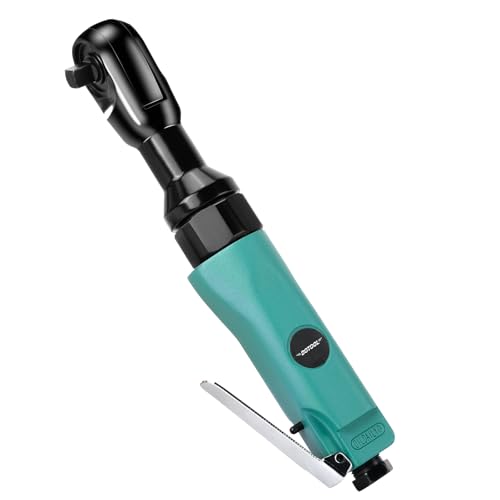 Dotool 3/8" Air Ratchet Wrench,Professional Pneumatic Ratchet Wrenches，Square Drive 160 RPM Lightweight, Compact，Forward/Reverse Control (green) - color: Green