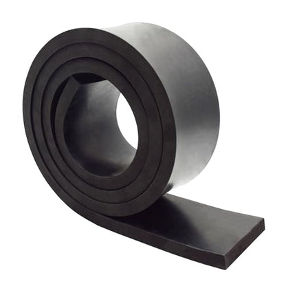 Neoprene Rubber Strips 1/2(.500)" Thick X 3" Wide X 5' Long, Solid Rubber Rolls Use for Gaskets DIY Material, Supports, Leveling, Sealing, Bumpers, Protection, Abrasion, Flooring - size: 3" x 5', style: .500" thick(No Adhesive）