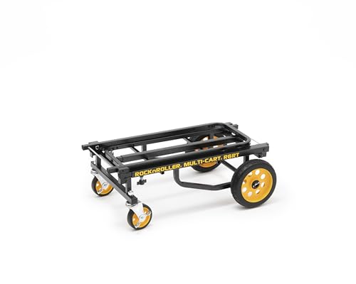 Rock-N-Roller R6RT (Mini) 8-in-1 Folding Multi-Cart/Hand Truck/Dolly/Platform Cart/29" to 42.5" Telescoping Frame/500 lbs. Load Capacity, Black - style: R6RT