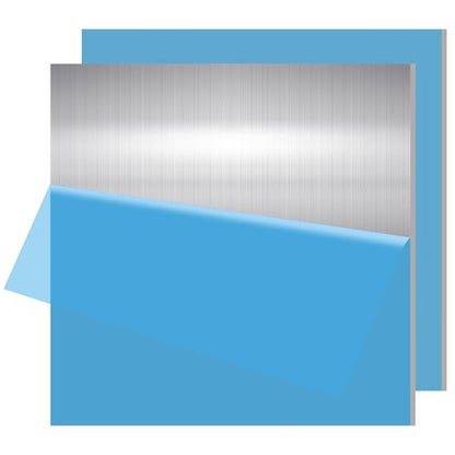 2PCS 6061 Aluminum Sheet Metal 1/4" x 12" x 12", Aluminum Plates Covered with Protective Film, Heat Treatable Aluminum Flat Bar for DIY Craft, Industry - size: 1/4", style: 12" × 12", 2 Pcs