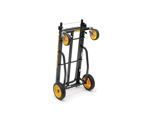 Rock-N-Roller R8RT (Mid) 8-in-1 Folding Multi-Cart/Hand Truck/Dolly/Platform Cart/34" to 52" Telescoping Frame/500 lbs. Frame Capacity, Black - style: R8RT