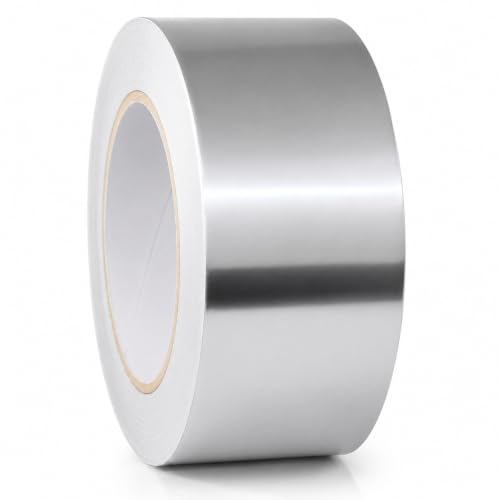 GGR Supplies AF-20R Aluminum Foil Tape, 2 Inch x 50 Yards, 3.6 Mil - size: 2" in. x 50 yds.