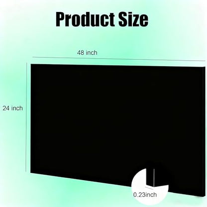 HDPE Sheet 1/4-24" x 48" High Density Polyethylene Sheets with Protective Film 1/4 Thick HDPE Plastic Sheet Board Solid Plastic Block for Flat Panel DIY Projects Machining Home (Black) - color: Black, size: 24“x48"x1/4"