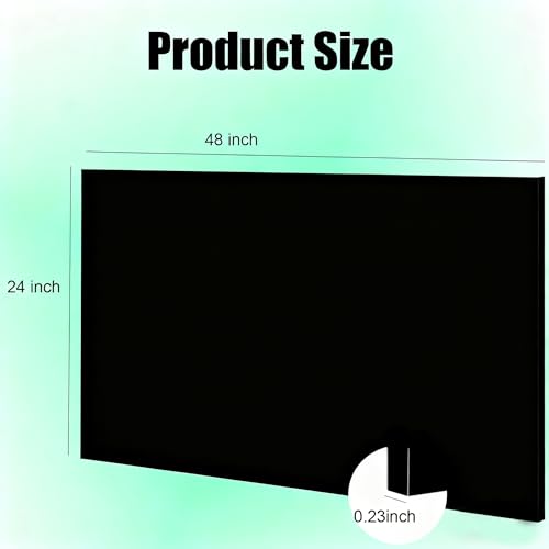 HDPE Sheet 1/4-24" x 48" High Density Polyethylene Sheets with Protective Film 1/4 Thick HDPE Plastic Sheet Board Solid Plastic Block for Flat Panel DIY Projects Machining Home (Black) - color: Black, size: 24“x48"x1/4"
