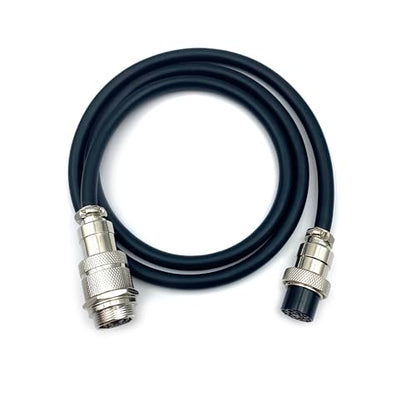 3.28 ft GX20 15 Pin Male to Female Cable, GX20 15Pins Female to Male Head Aviation Cordset Electrical Connector Panel Mount Circular Metal Adapter Cordset for Ships 5A 200V 22AWG (1meter) - size: GX20 15Pin