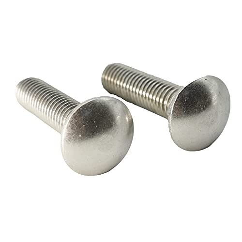 SANTIE Carriage Bolt Square Neck 1/4-20 x 1-1/4" - size: 1/4"-20 X 1-1/4" (25pc)
