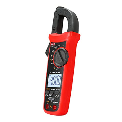 UNI-T UT201R Digital Clamp Meter AC Current TRMS HVAC Amp Ohm Volt Meter Clamp On Multimeter Auto Ranging 4000Counts AC Current Frequency NCV AC DC Voltage Frequency Resistance Continuity Diode Tester - size: UT201R