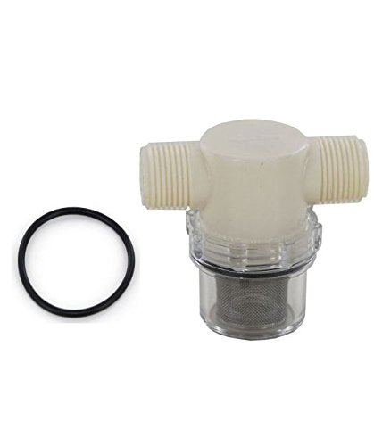 Hypro 3350-0079 Nylon Line Strainer with 1700-0064 Buna O-Ring (Bundle, 2 Items)