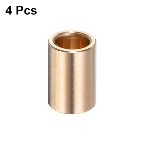 uxcell 4pcs Sleeve Bearings 3/8" Borex1/2 ODx3/4 L Brass Bushing - size: 3/8" Bore x 1/2"OD x 3/4 " Length