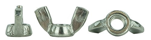 Stainless 3/8-16 Wing Nut, Coarse Thread 304 Stainless Steel - size: 3/8-16 WING NUT