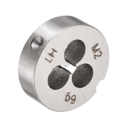 M2 x 0.4 Round Threading Die Left Hand Alloy Steel - size: M2 x 0.4