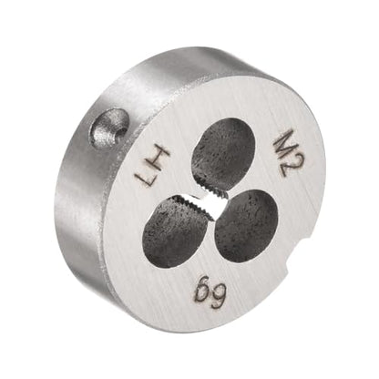 M2 x 0.4 Round Threading Die Left Hand Alloy Steel - size: M2 x 0.4