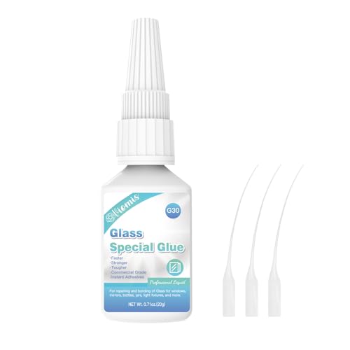 20g Glass Glue, Instant Strong Glue for Acrylic, Other Materials - size: 20g Glass Glue