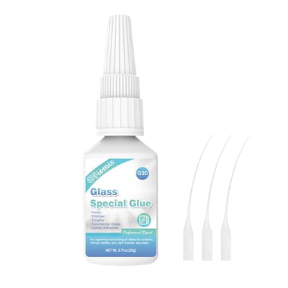 20g Glass Glue, Instant Strong Glue for Acrylic, Other Materials - size: 20g Glass Glue