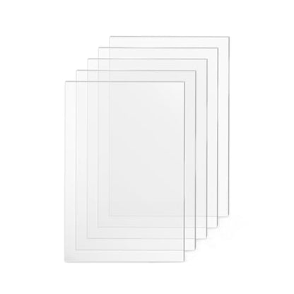 OMTech 10 Pack Clear Acrylic Sheets 12x8 Inch 3mm for Laser Engraving DIY - color: Clear, size: 12''x8''x1/8''