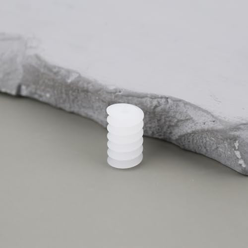 50Pcs 6mm Long Plastic Cog Gear 0.5 Module 10mm Worm Gear for 2mm Motor Shaft Micro Motor