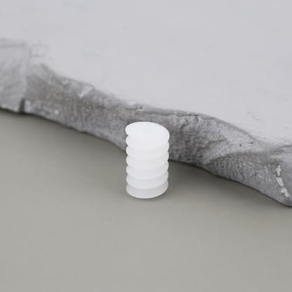 50Pcs 6mm Long Plastic Cog Gear 0.5 Module 10mm Worm Gear for 2mm Motor Shaft Micro Motor