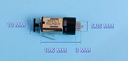 NW 5pcs 3V Micro Planetary Reducer Motor High Torque DC Motor DIY Robot Gearbox Motor (9161C)