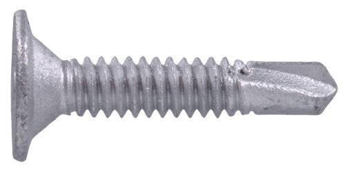 The Hillman Group 560663 10-24-Inch x 1-7/16-Inch Wafer Head Phillips Self Drilling Screw, 100-Pack, zinc