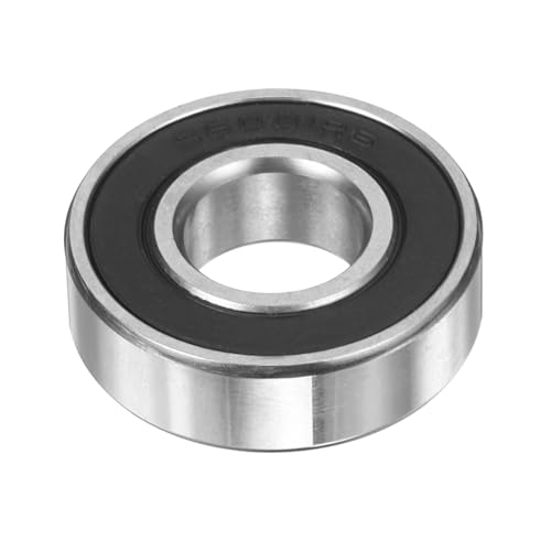 uxcell 6001-2RS Hybrid Ceramic Deep Groove Ball Bearings 12x28x8mm Si3N4 Silicon Nitride Balls Steel Rings Double Sealed Bearing for Motors, CNC Spindles (ABEC5) - size: 6001-2RS