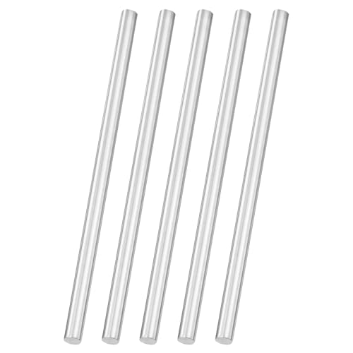 uxcell 5pcs 304 Stainless Steel Round Rods, 3/16" Dia x 4" Length Stainless Steel Metal Solid Shaft Rod Bar for Industry Use Metal Working Hobbies DIY Craft, Silver - size: 3/16" Dia x 4" Length