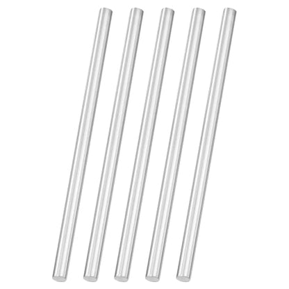 uxcell 5pcs 304 Stainless Steel Round Rods, 3/16" Dia x 4" Length Stainless Steel Metal Solid Shaft Rod Bar for Industry Use Metal Working Hobbies DIY Craft, Silver - size: 3/16" Dia x 4" Length