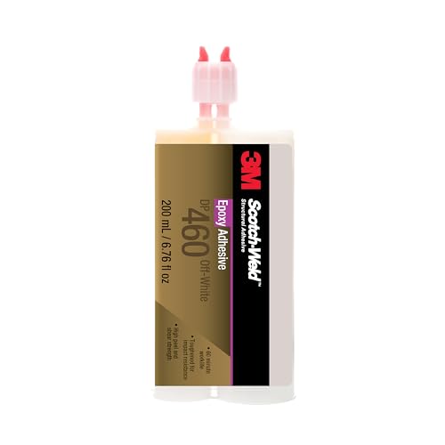 3M Scotch-Weld Epoxy Adhesive DP460, Off-White, 200 mL Duo-Pak, 1 Each - size: 200 mL