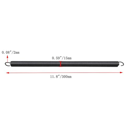 4Pcs Extension Spring for Machinery Repair Construction Industrial