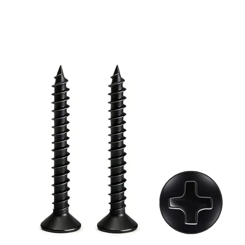 #4 x 3/4" Flat Head Self-Tapping Wood Screws, M3x20mm(100Pcs) - color: 100 PCS, size: #4x3/4''-100 PCS