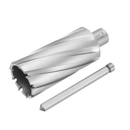 HARFINGTON Annular Cutter 1-11/16" Dia 3" Depth 3/4" Shank TCT Cutting Drill Bits with Pin for Magnetic Drill Press - size: 1-11/16" x 3"