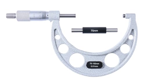 Accusize Outside Micrometer, 75-100mm x 0.01mm, EG00-0100 - size: 75-100mm
