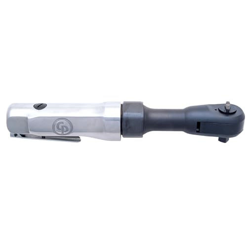 Chicago Pneumatic CP828 - Air Ratchet Wrench, 3/8 Inch, Aluminum Housing, Torque (Min/Max) 9.6-51.6 ft. lbf / 13-70 Nm, 150 RPM, Automotive Tools, Repair Shop, Mechanic Set - size: 3/8-Inch Anvil