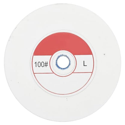 1 Piece Benchtop Grinding Wheel, 5 Inches, Suitable for Grinding Alloy Steel, Hardened Steel, High Carbon Steel and Other Metals. 100 Grit, 1/2" Mandrel Hole, 0.67" Thickness (White Corundum)