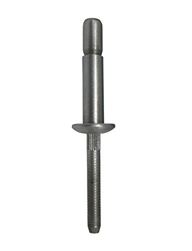 3/16" Dia All Stainless Steel Interlock HIGH Strength Rivet, PROTRUDING Head, with A .062 - .437 Grip Range (Pack of 25 Pieces) CCPI-E06-07