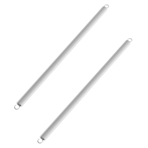 2pcs Extension Springs with Hook Ends, 0.5x5x300mm - size: 2Pcs 0.02*0.2*11.81in